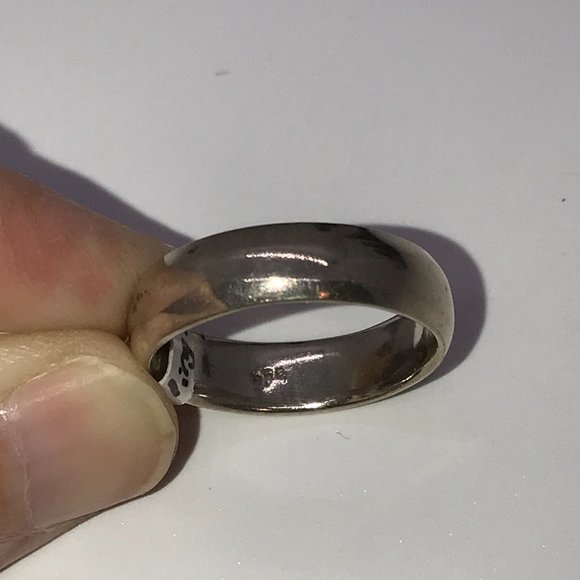 Plain Sterling Silver Ring, Size 6 1/2 - Picture 6 of 9
